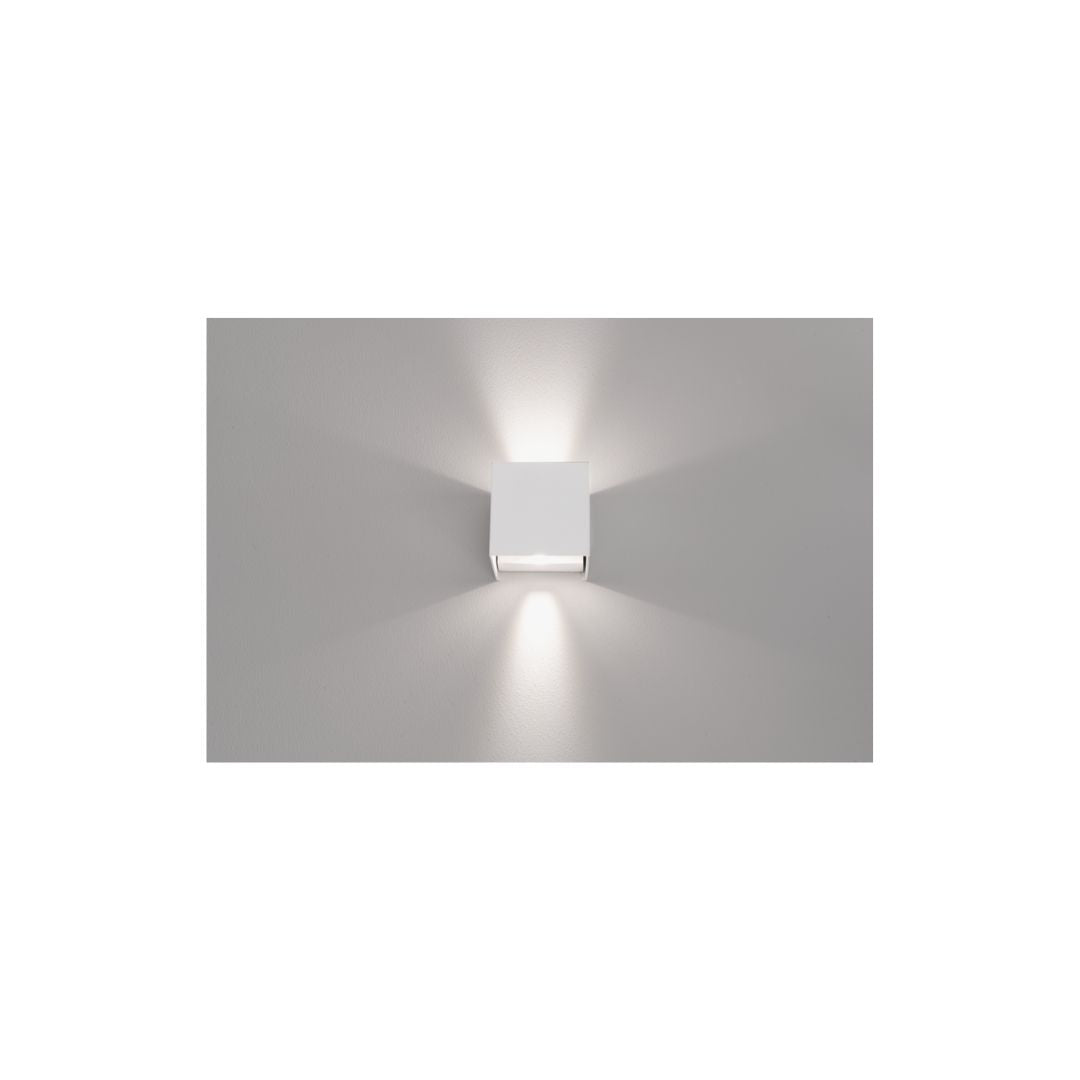 Century - Applique LED outdoor UP& Down - Quadrato bianco -VOLT 230 W 10 LN 800 IP65