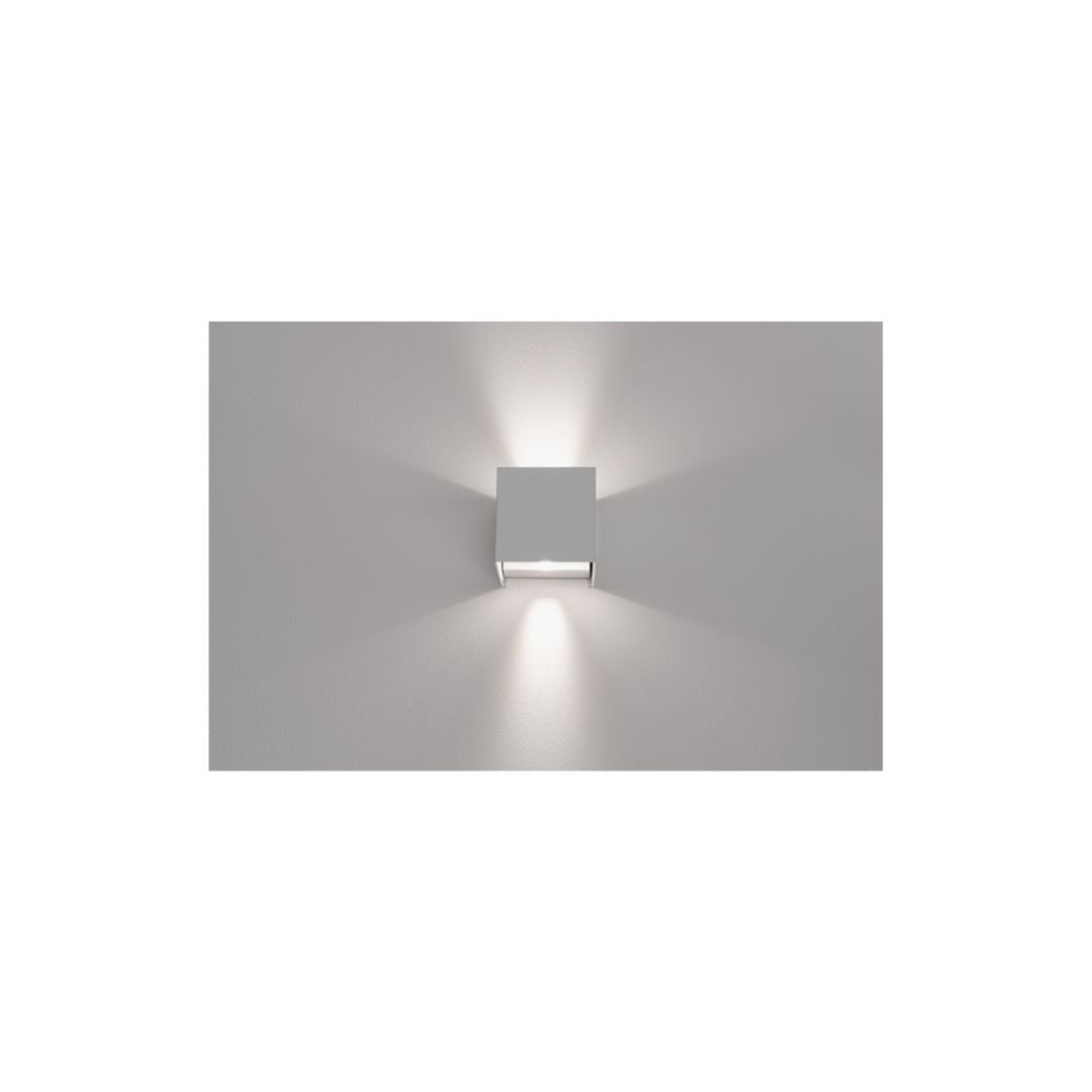 Century - Applique LED outdoor UP& Down - Quadrato Grigio  -VOLT 230 W 10 LN 800 IP65 (copia)