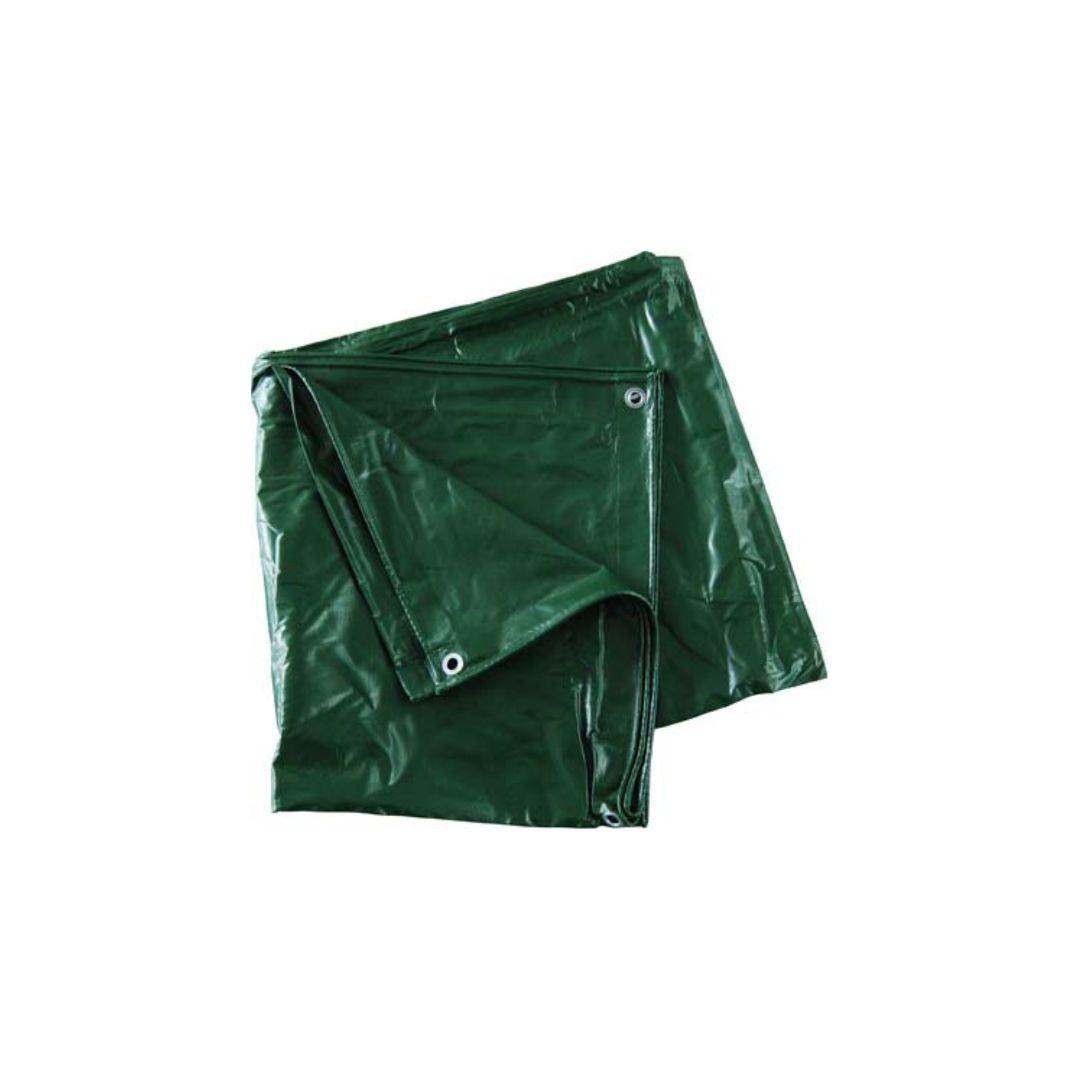 Effe - Telo occhiellato PVC verde gr/mq 280 - mt.4x5 - Pisan Ferramenta