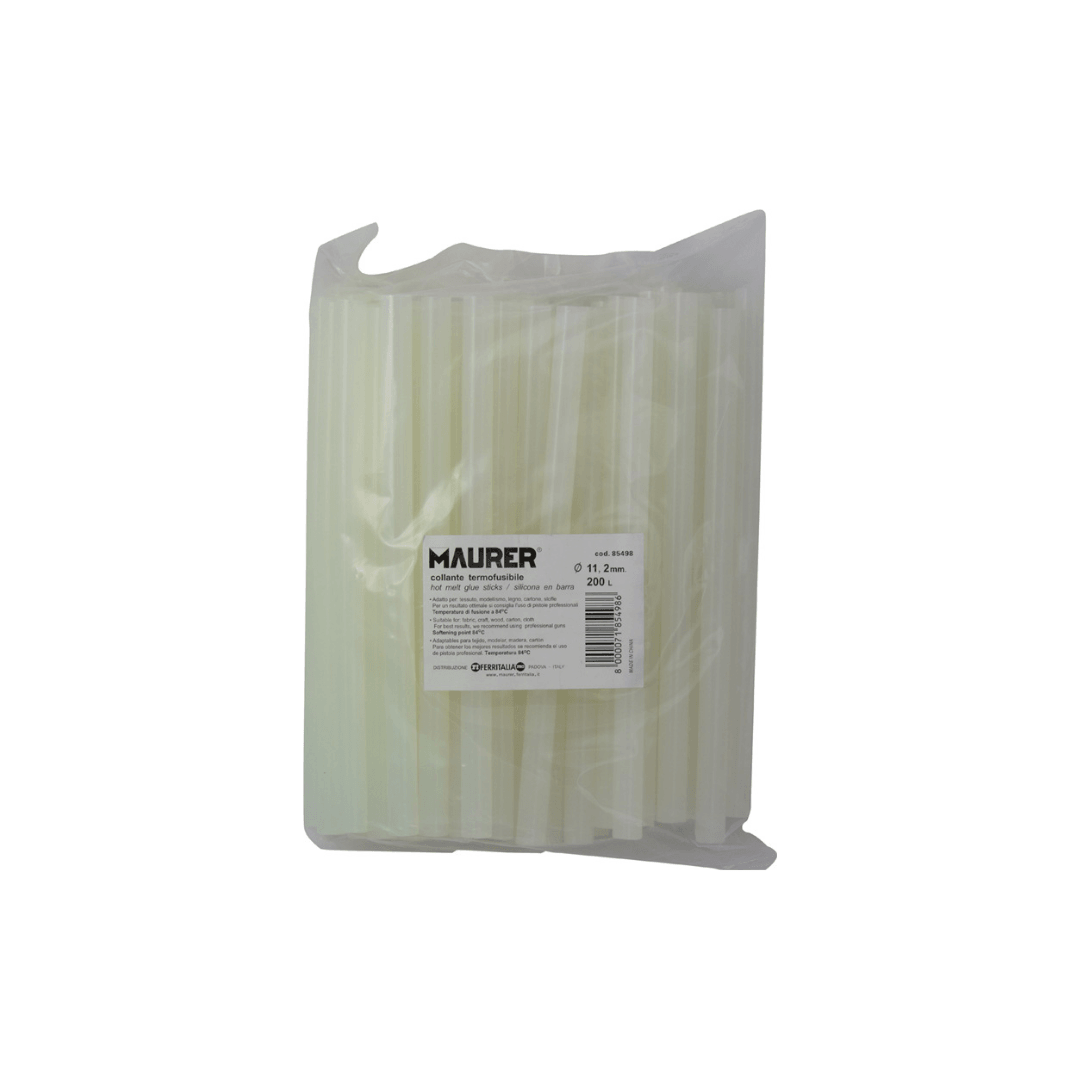 Maurer - Adesivi termofusibili bianchi chiari kg.1 mm.11,2X200 Maurer