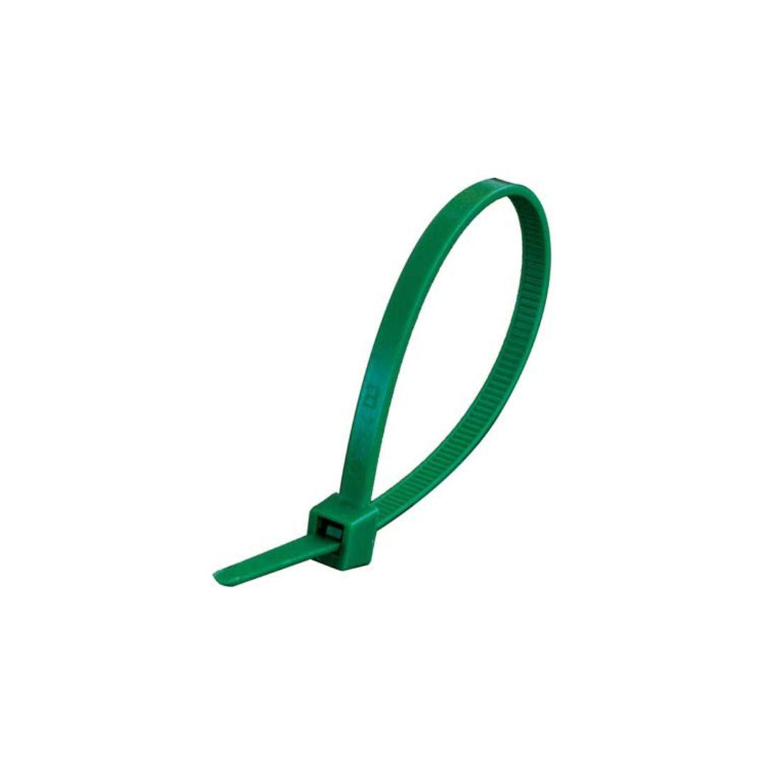 Hand - Fascetta nylon autobloccante mm.4,8X200 colore verde - Pisan Ferramenta