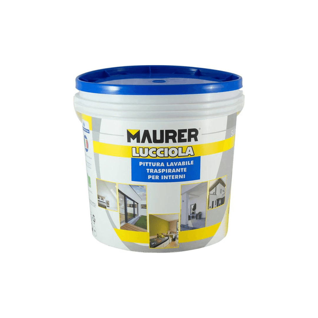 Maurer - Idropittura traspirante lavabile Bianco