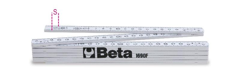 Metro pieghevole in legno betulla classe precisione III- Beta Beta
