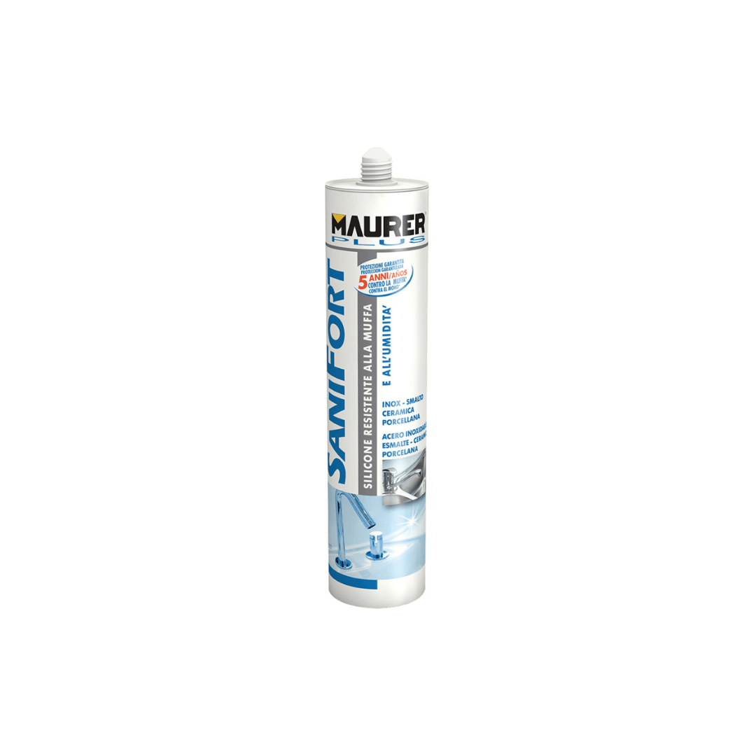 Maurer plus - Sigillante acetico trasparente SANIFORT ml.300 Maurer Plus