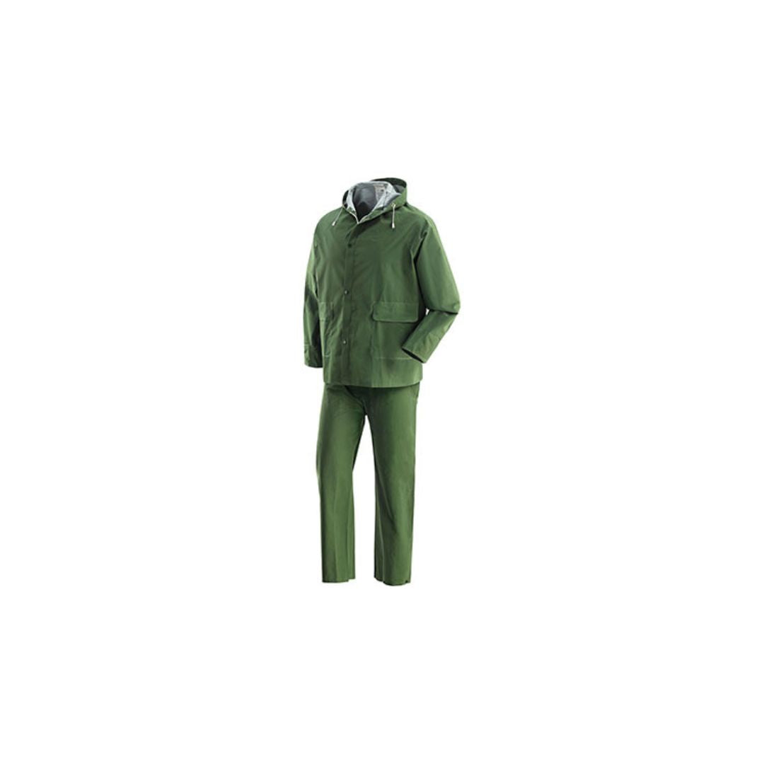 Neri 462009 - Completo giacca-pantalone impermeabile tg.XXL colore Verde