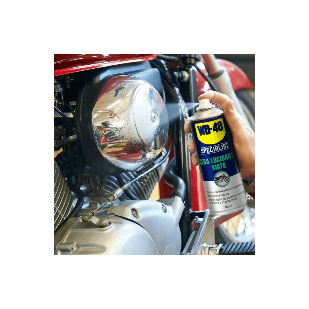 Cera lucidante moto spray WD 40 Specialist 400 ML WD 40 Company