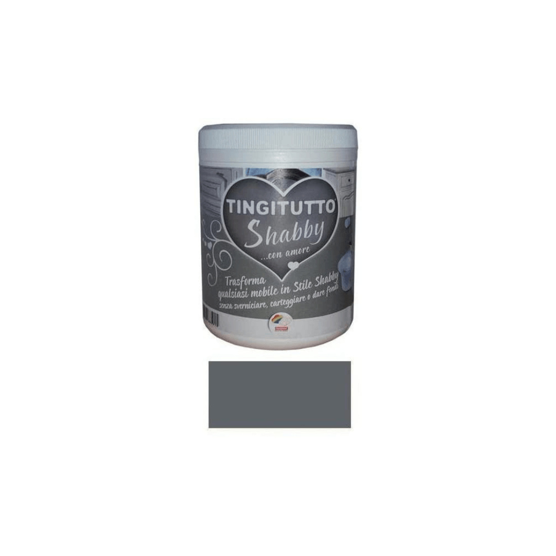 Liquiplast - Tingitutto Shabby - Colore grigio fumo - n.17 ML500 Liquiplast