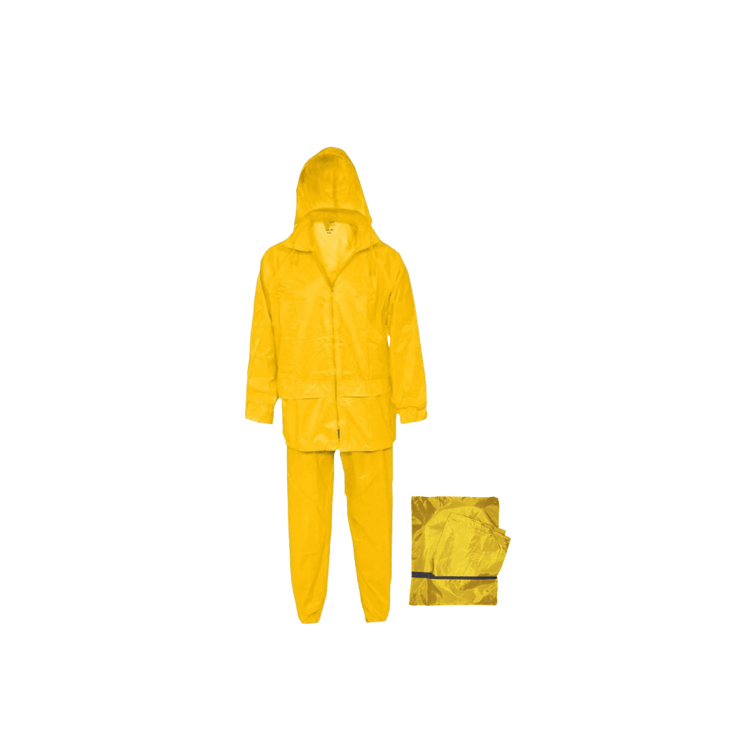 Maurer - Completo giacca-pantalone impermeabile leggero tg.XL colore giallo - Pisan Ferramenta