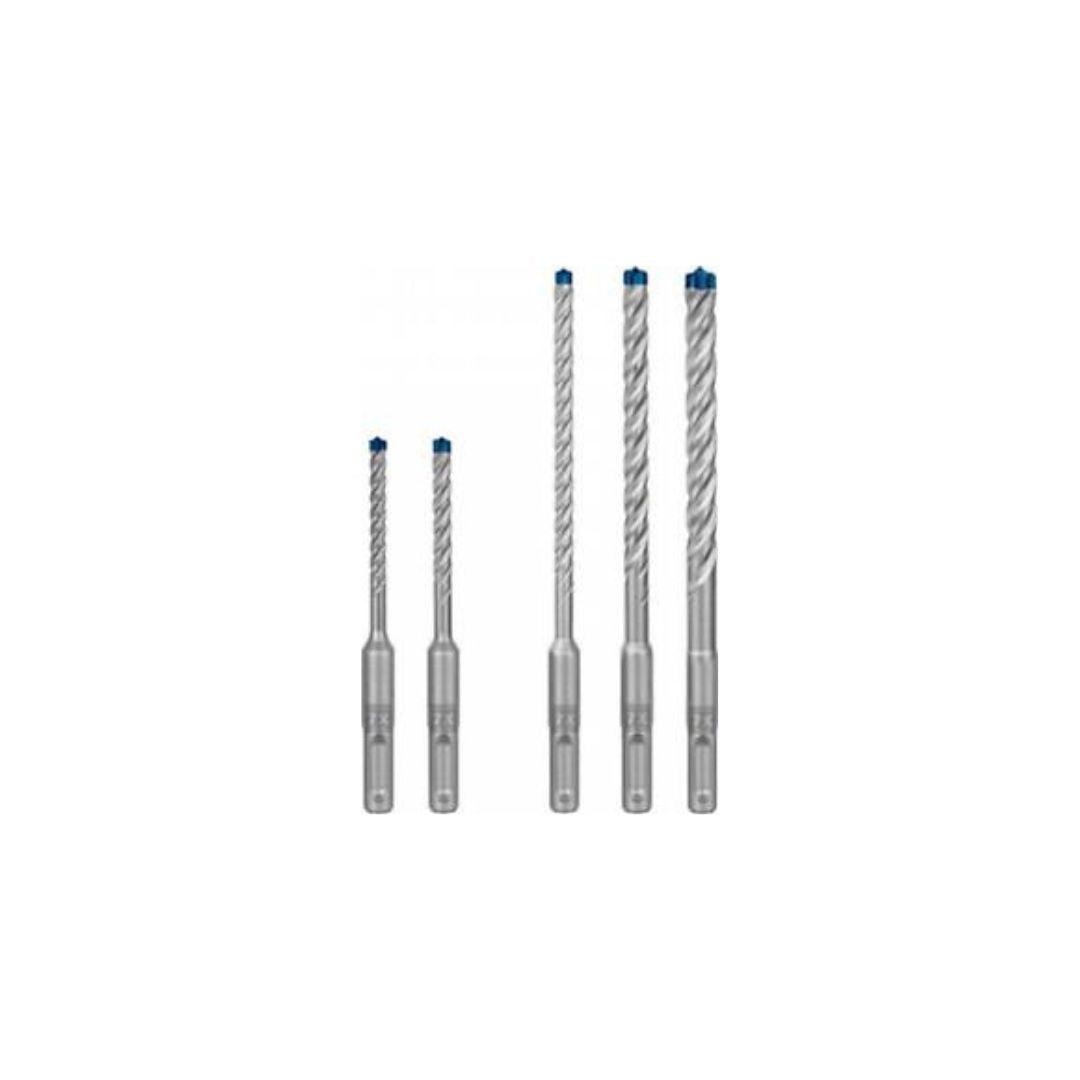 Bosch - Set di punte per martelli EXPERT SDS plus-7X 5/6/6/8/10 mm, 5 pezzi - Pisan Ferramenta