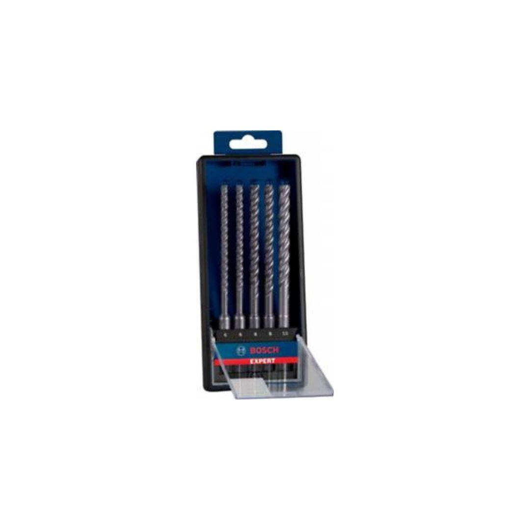 Bosch - Set di punte per martelli EXPERT SDS plus-7X 6/6/8/8/10 mm, 5 pezzi - Pisan Ferramenta