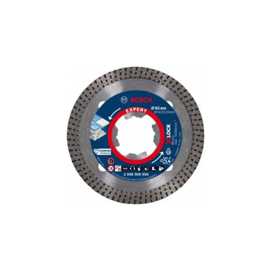 Bosch - Disco diamantato X-LOCK EXPERT HardCeramic 85 x 22,23 x 1,6 x 7 mm - Pisan Ferramenta