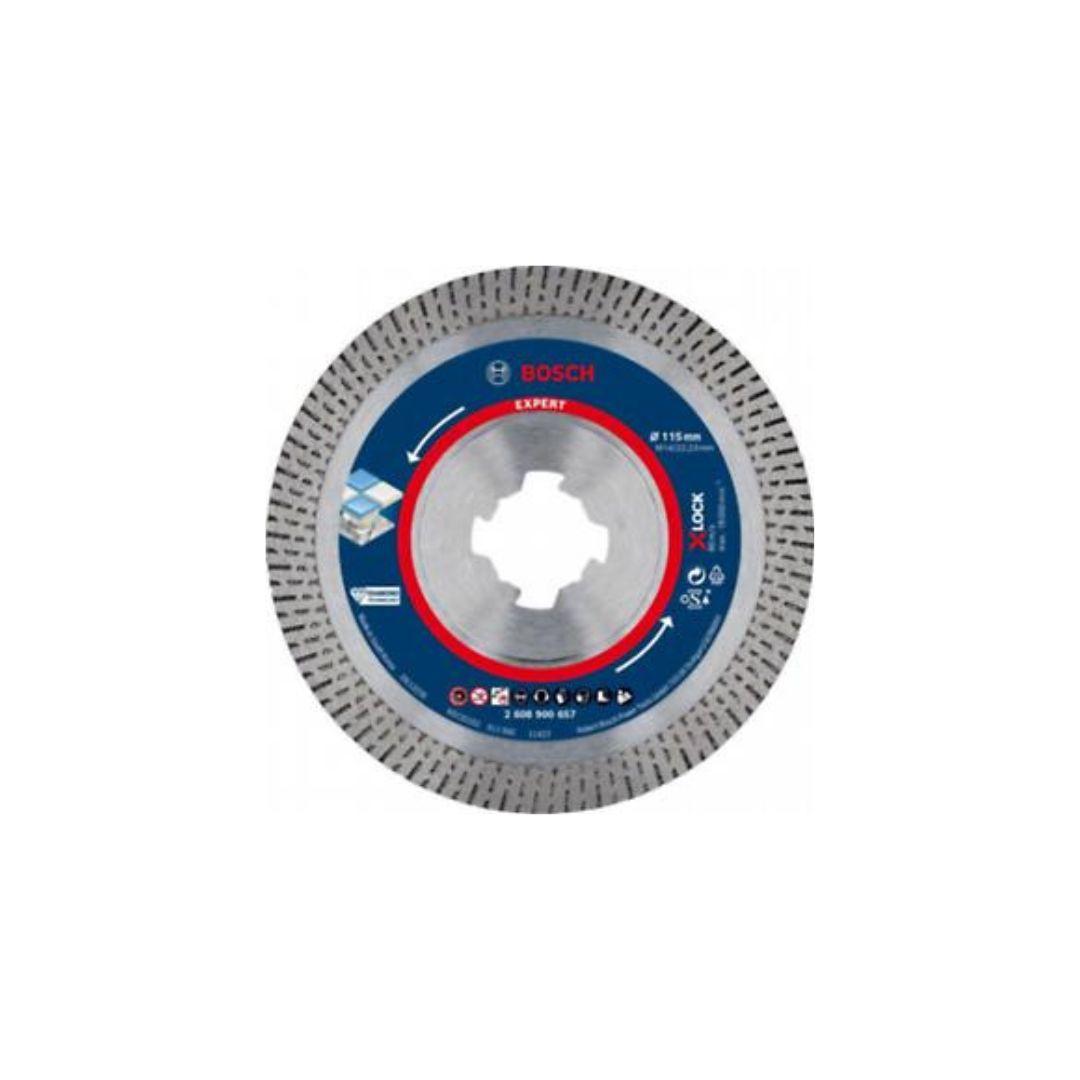 Bosch - Disco diamantato X-LOCK EXPERT HardCeramic 115 x 22,23 x 1,4 x 10 mm - Pisan Ferramenta