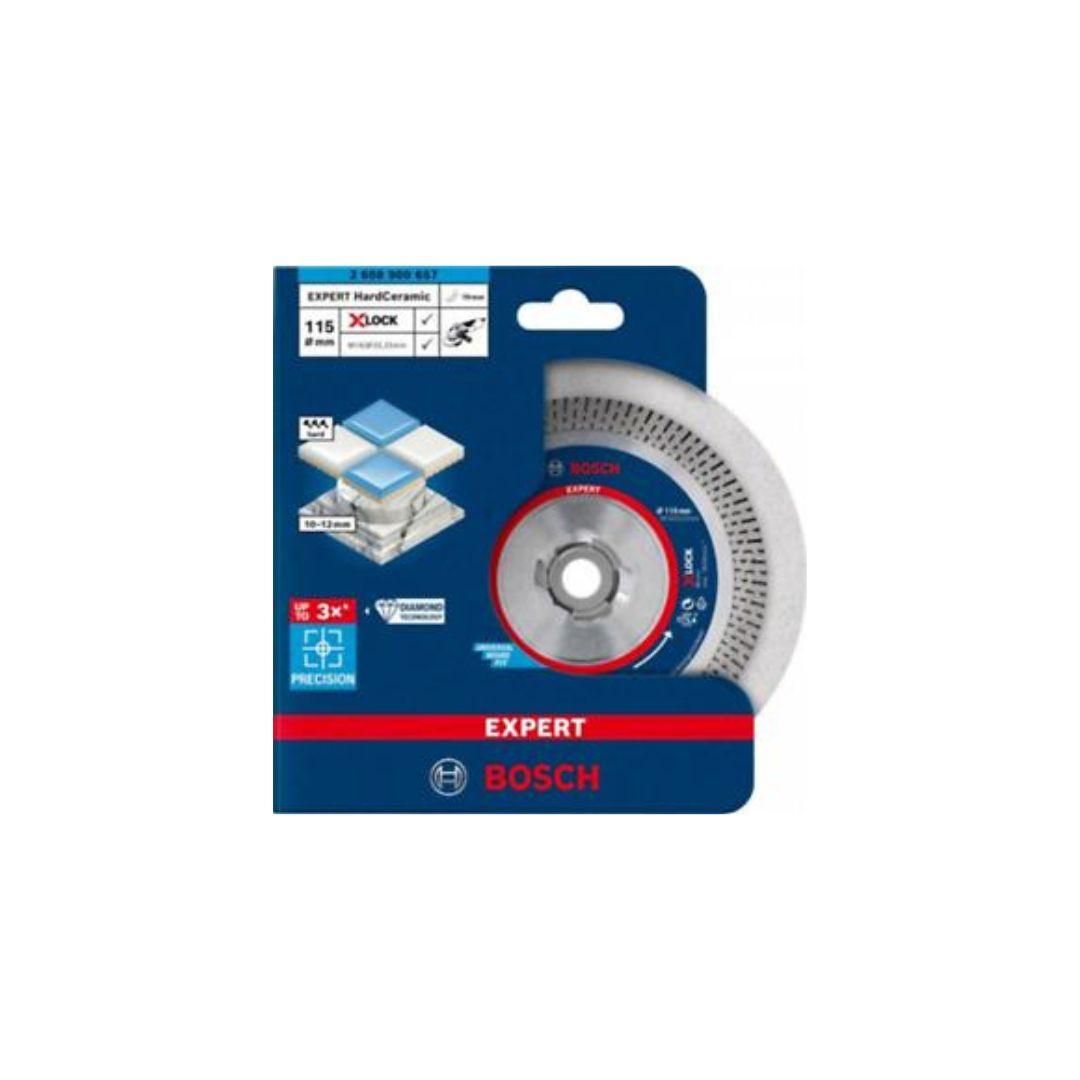 Bosch - Disco diamantato X-LOCK EXPERT HardCeramic 125 x 22,23 x 1,4 x 10 mm - Pisan Ferramenta