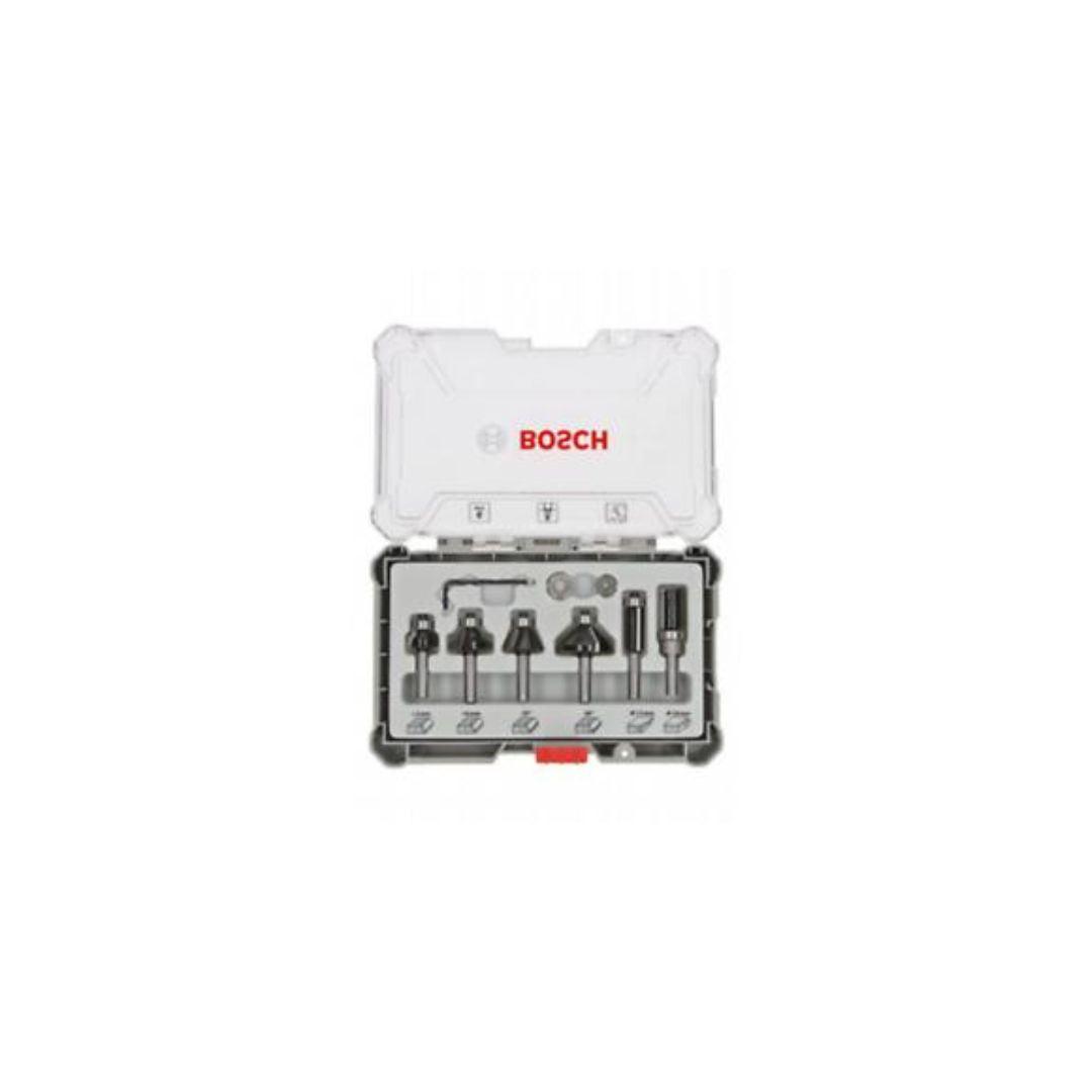 Bosch - set frese con codolo da 6 mm di diametro. - Pisan Ferramenta