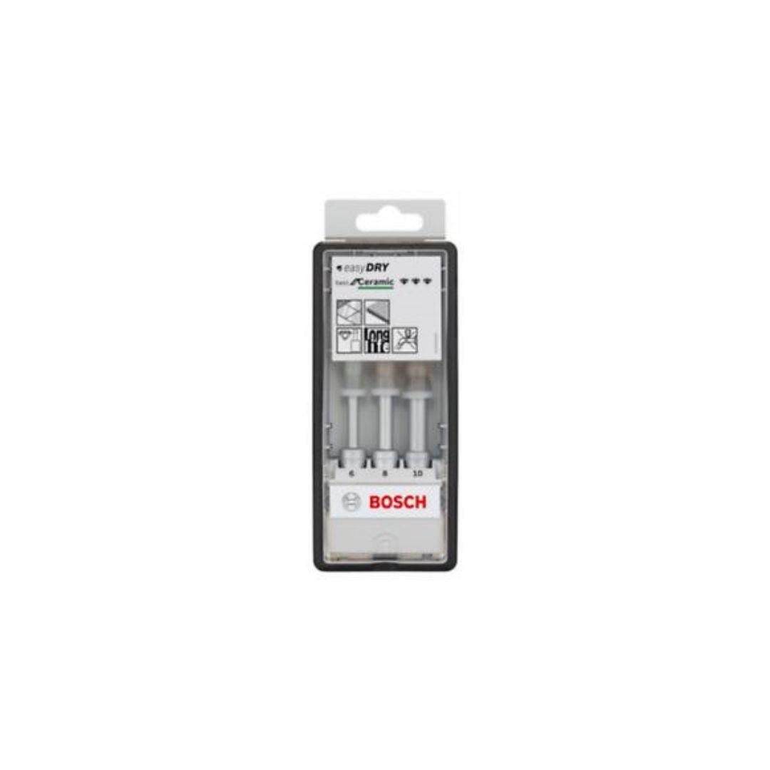 Bosch - set da 3 pz. di frese diamantate a secco Easy Dry Best for Ceramic - Pisan Ferramenta