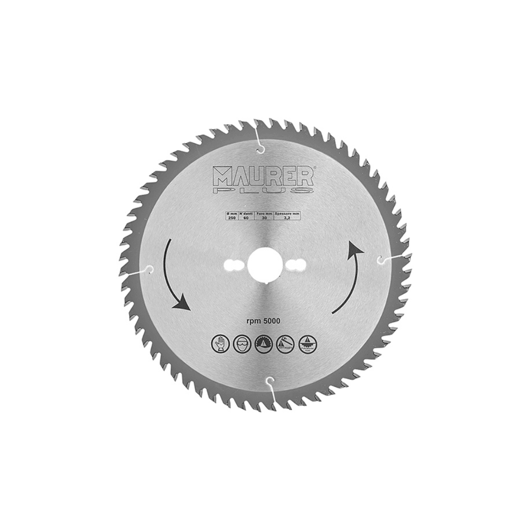 Maurer plus - Lama circolare mod. LMS taglio legno ø mm.315 spess. mm.3,2 - Pisan Ferramenta