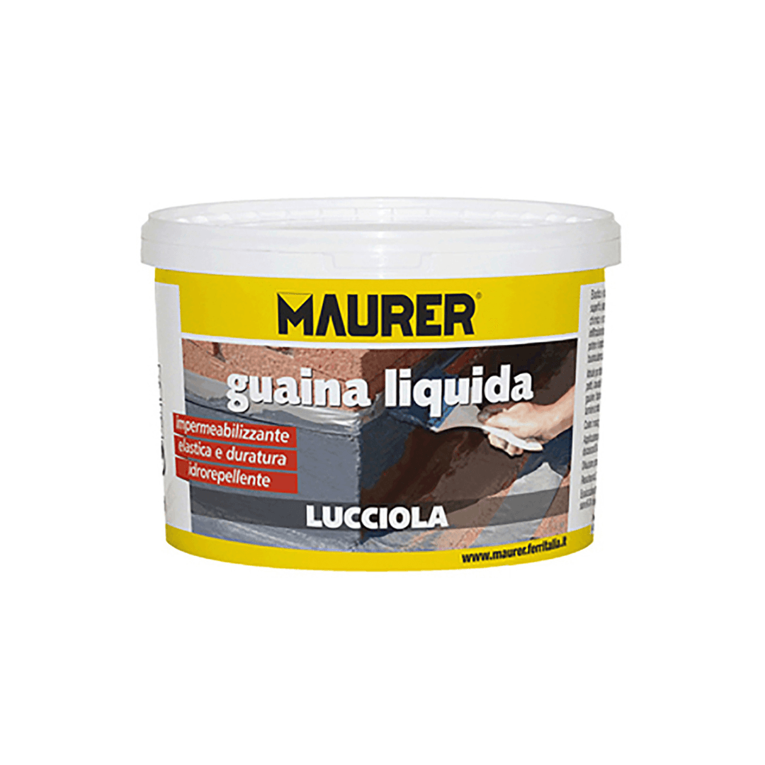 Maurer - Guaina liquida impermeabilizzante ml.700 colore Grigio - Pisan Ferramenta