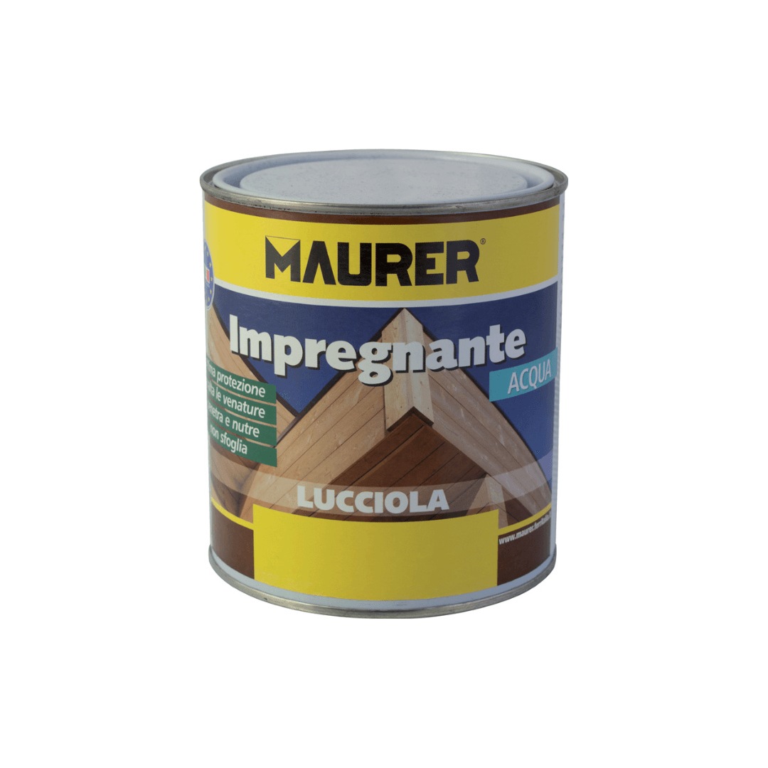 Maurer - Impregnante all'acqua ml.750 colore Teak - Pisan Ferramenta