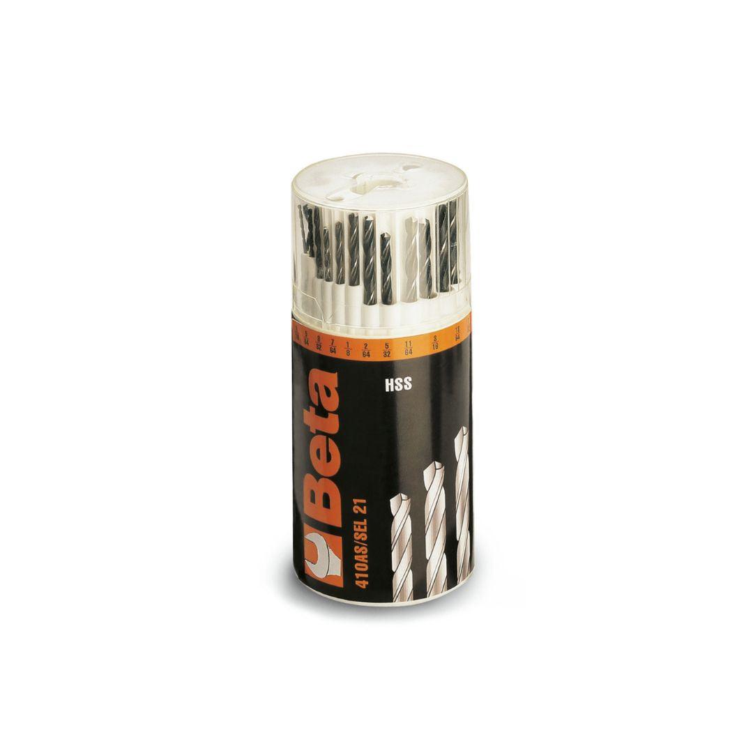 Beta- 410/sel19-Serie di punte elicoidali cilindriche -Ø 1÷10 x 0,5 mm - Pisan Ferramenta