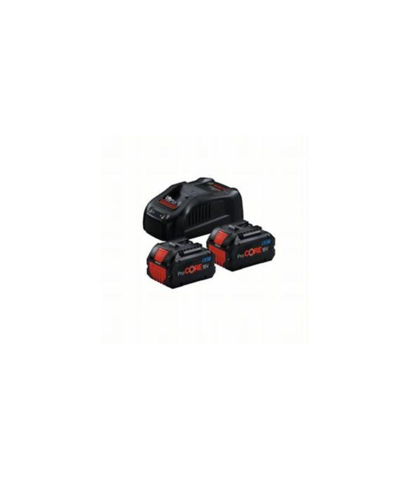 Bosch- 2 batterie ProCORE18V 5.5Ah + caricabatteria GAL 1880 CV - Pisan Ferramenta