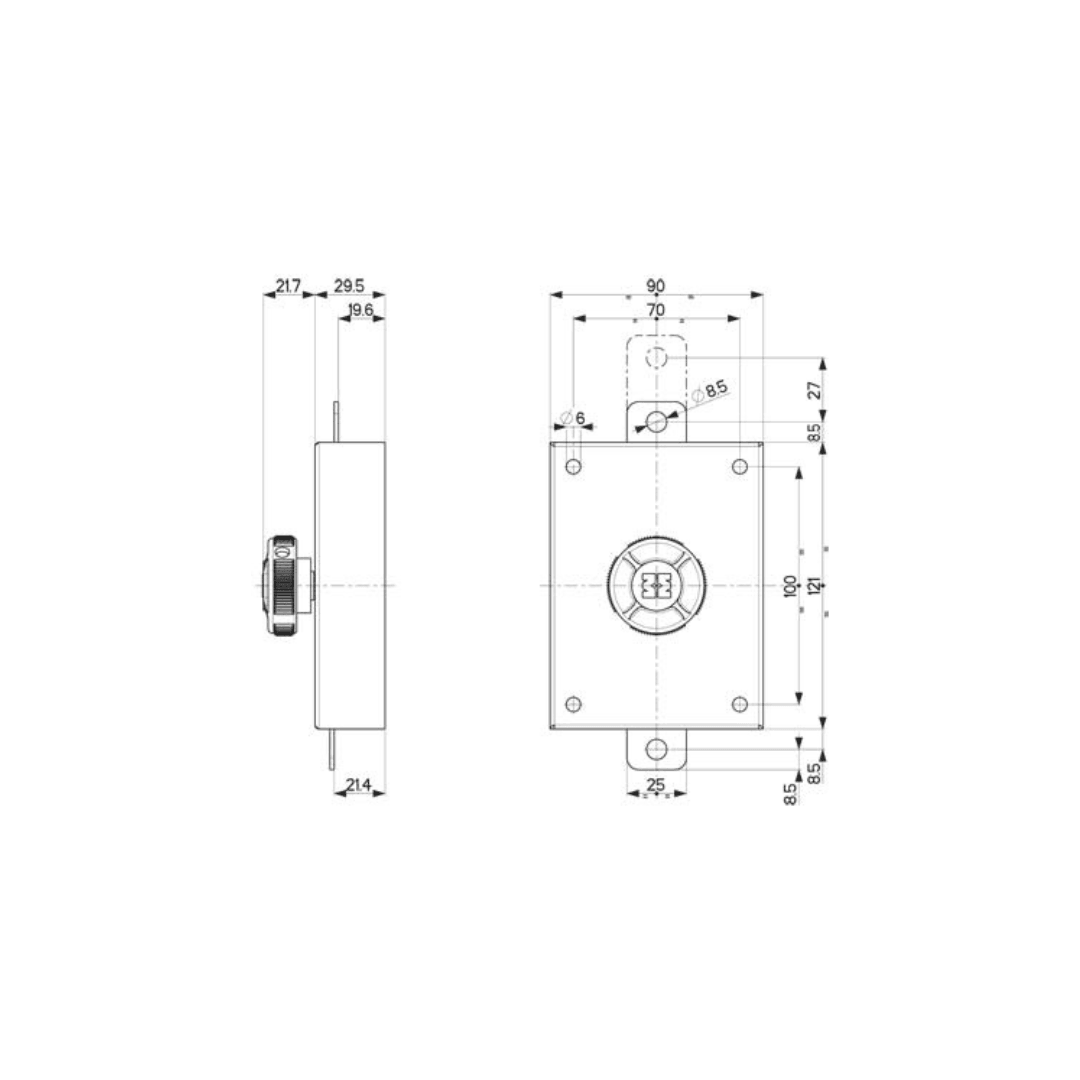 Mottura - Deviatore verticale 34300 Mottura