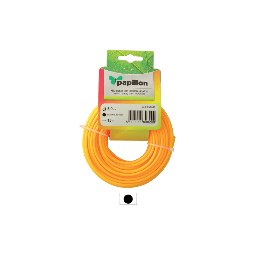 Papillon - Filo nylon tondo ø mm.3x15mt. - Pisan Ferramenta